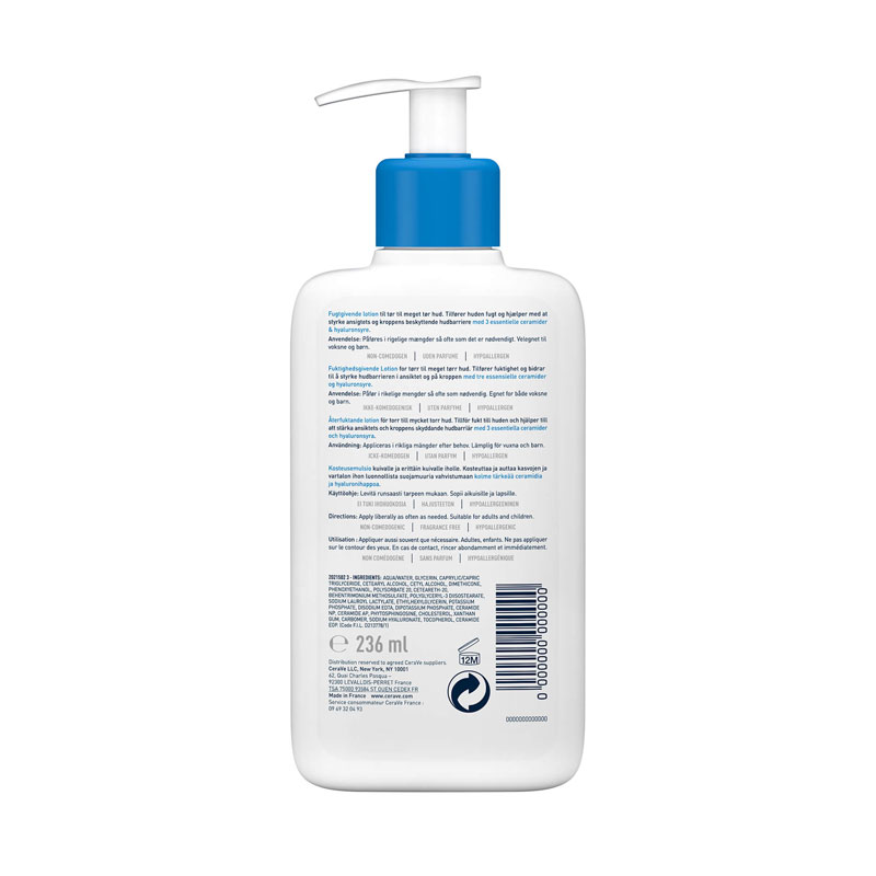 Cerave moisturizing lotion for dry to very dry skin1 1